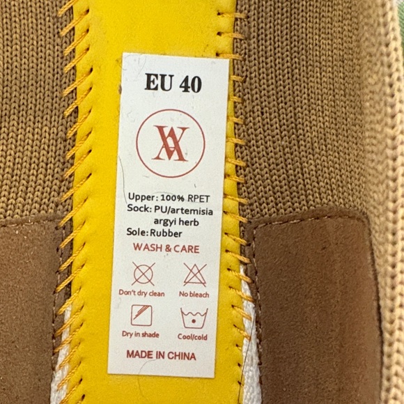 VIVAIA Women's Tan Square Toed Mary Jane Flats - Picture 6 of 14